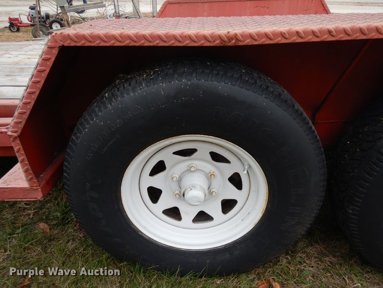 image for item FR9764 2002 Trail Tech tilt deck utility trailer