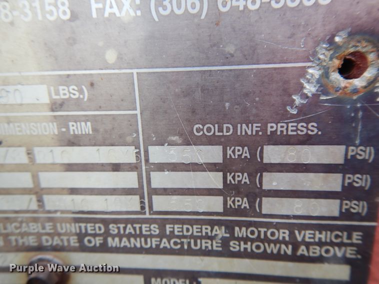 image for item FR9764 2002 Trail Tech tilt deck utility trailer