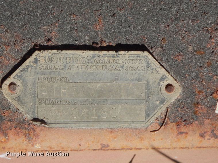 image for item FW9765 Bush Hog ATH720 finish mower