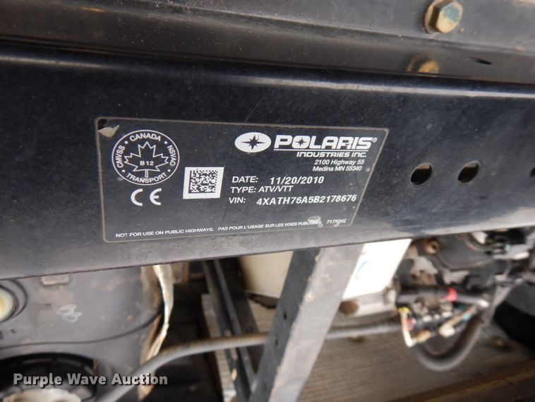 image for item FW9828 2011 Polaris Ranger XP  utility vehicle