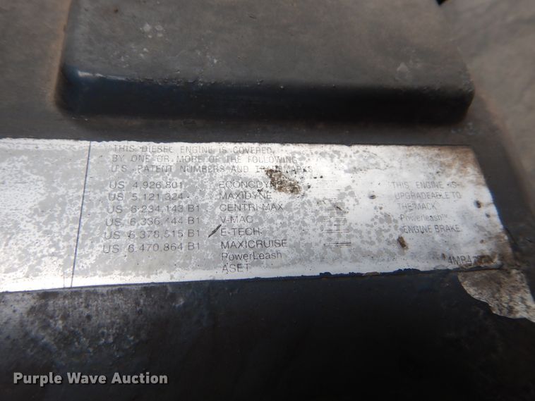 image for item GB9826 2007 Mack CV713  dump truck