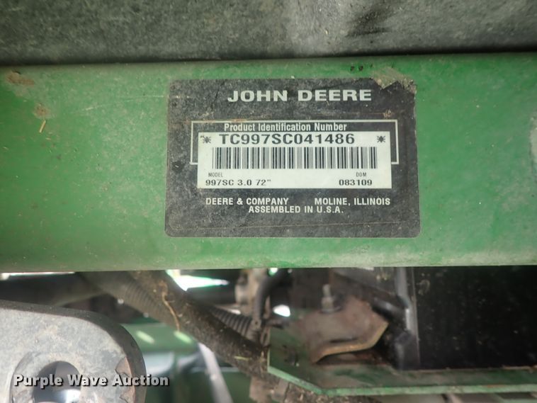 image for item GN9191 John Deere 997 ZTrak  ZTR lawn mower