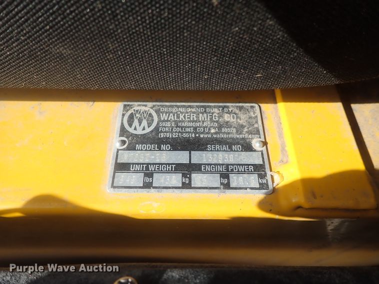 image for item GN9194 Walker T25i  ZTR lawn mower