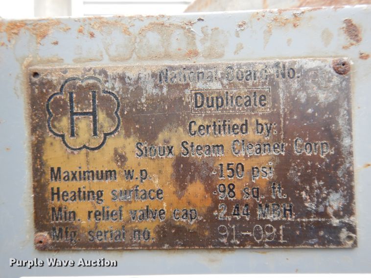 image for item GR9970 Sioux Corporation D-1000 boiler