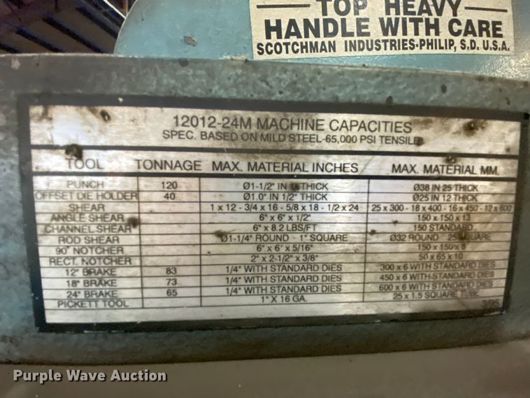 image for item HA9738 Scotchman 12012 iron worker