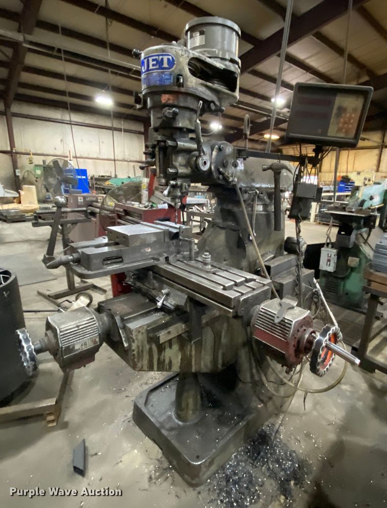 Jet JTM1 milling machine in Sunrise Beach, MO Item HA9739 sold