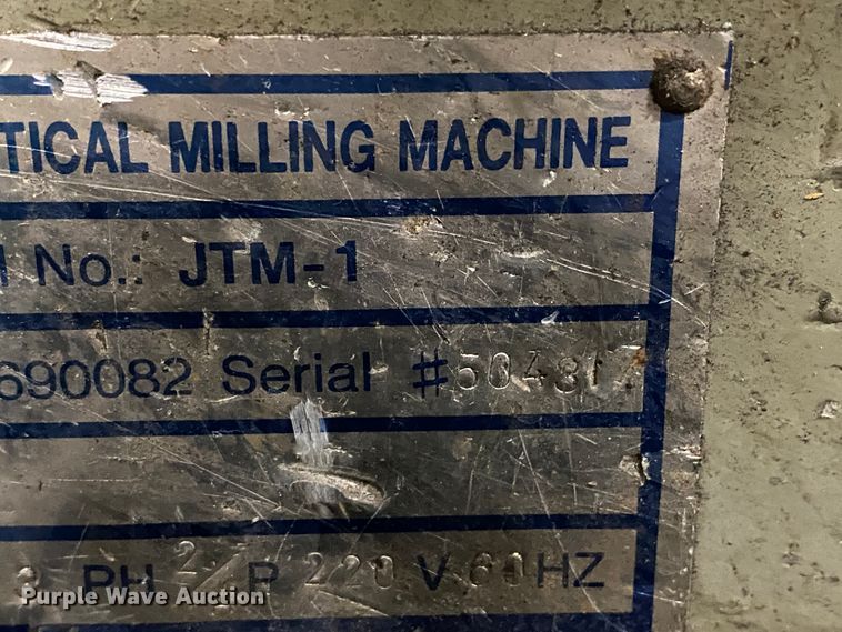 image for item HA9739 Jet JTM-1 milling machine