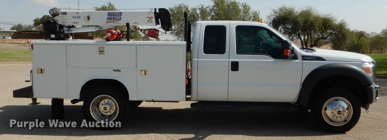 image for item HC9134 2013 Ford F450 Super Duty  utility truck with crane