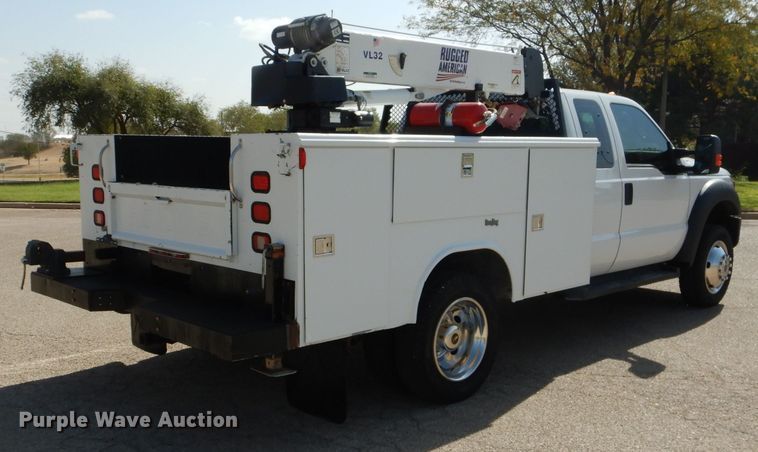 image for item HC9134 2013 Ford F450 Super Duty  utility truck with crane