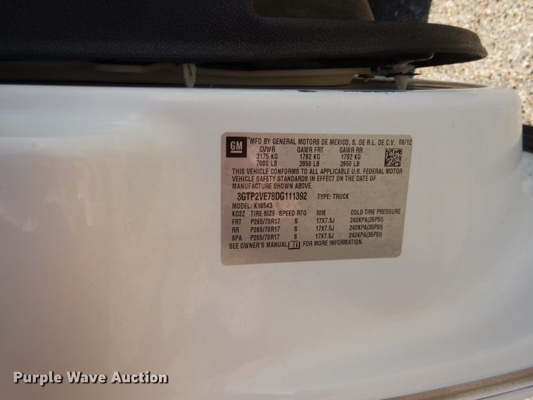 image for item HC9137 2013 GMC Sierra 1500  Crew Cab pickup truck