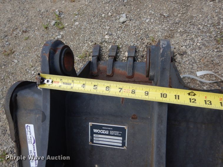 image for item HC9673 Woods 100671124P backhoe bucket
