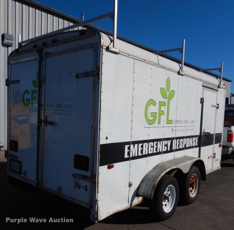 image for item HD9080 1995 Wells Cargo enclosed cargo trailer