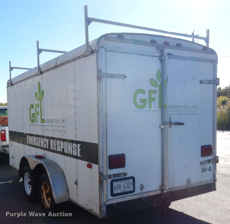 image for item HD9080 1995 Wells Cargo enclosed cargo trailer