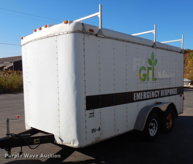 image for item HD9080 1995 Wells Cargo enclosed cargo trailer