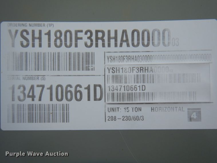 image for item HD9127 Trane Voyager AC and heat unit