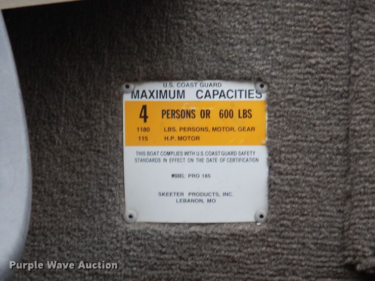 image for item HK9518 2003 G3 Pro 185  boat