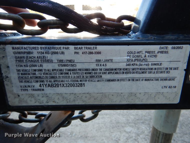 image for item HK9518 2003 G3 Pro 185  boat