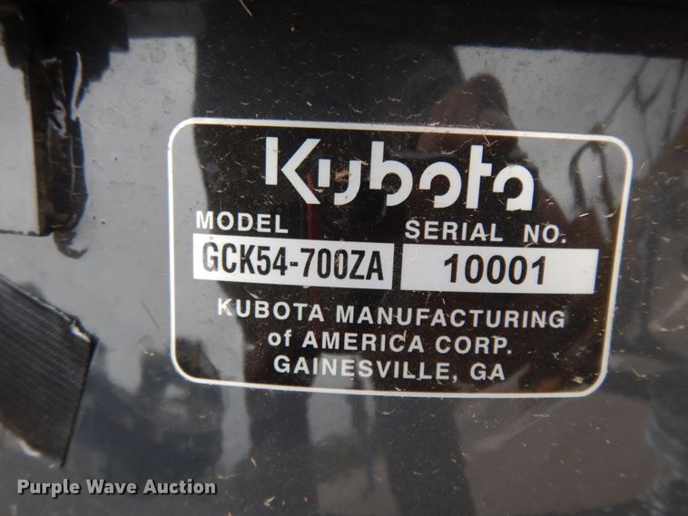 image for item HR9586 Kubota GCK54-700ZA grass bagger