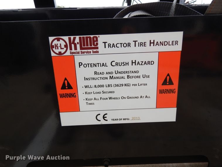 image for item HR9597 K-Line KL30100 tractor tire handler