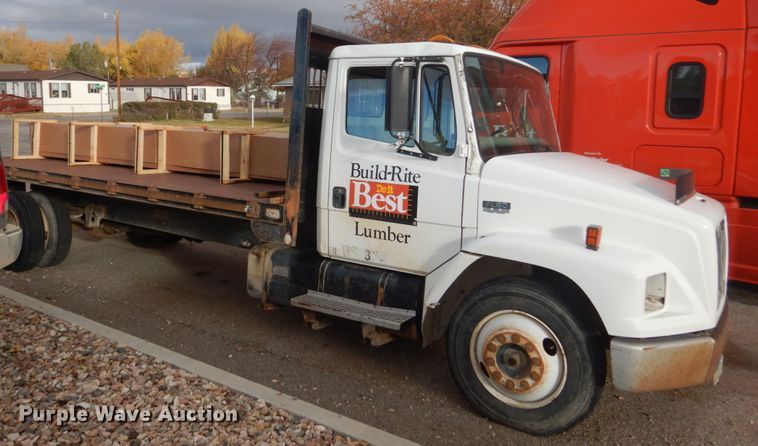 image for item HS9368 1995 Freightliner FL60  dump flatbed truck