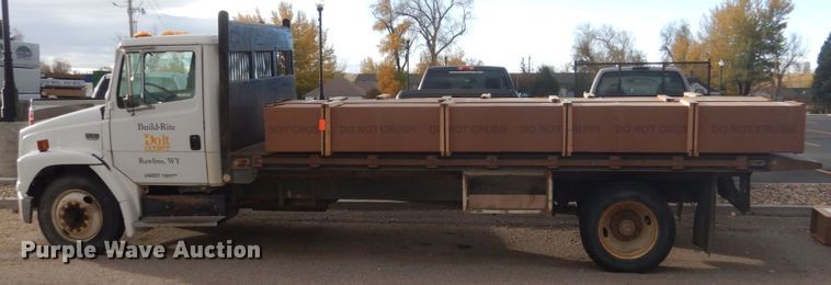 image for item HS9368 1995 Freightliner FL60  dump flatbed truck