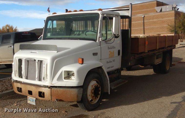 image for item HS9368 1995 Freightliner FL60  dump flatbed truck