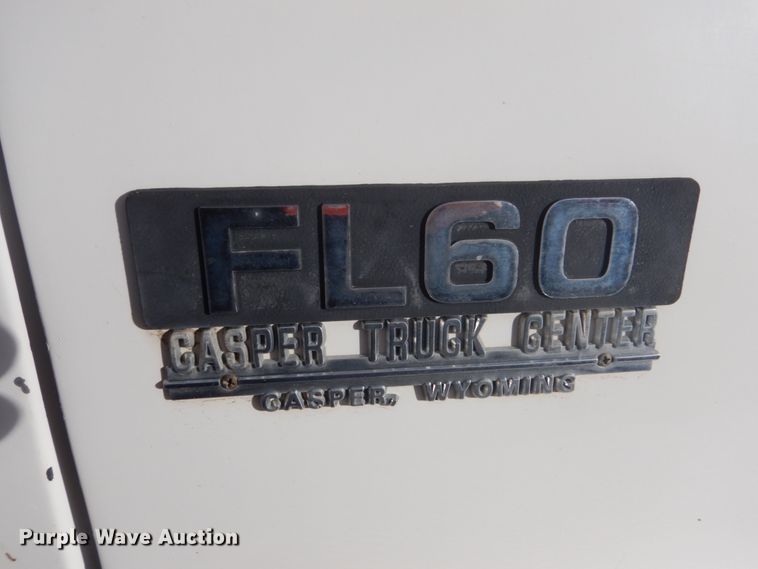 image for item HS9368 1995 Freightliner FL60  dump flatbed truck