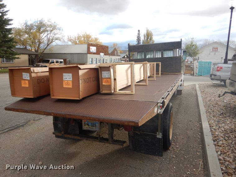 image for item HS9368 1995 Freightliner FL60  dump flatbed truck