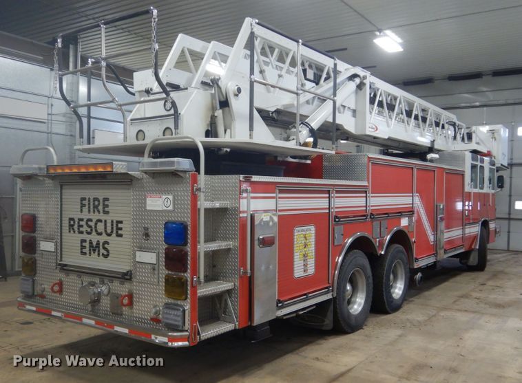 image for item HS9428 1999 Pierce  aerial platform fire truck