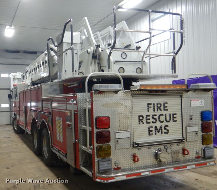 image for item HS9428 1999 Pierce  aerial platform fire truck