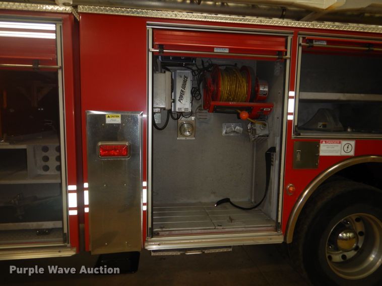 image for item HS9428 1999 Pierce  aerial platform fire truck