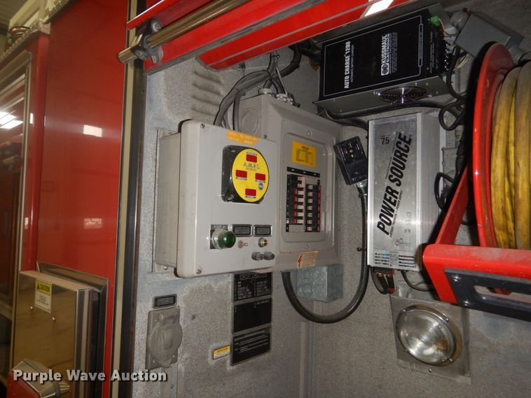 image for item HS9428 1999 Pierce  aerial platform fire truck