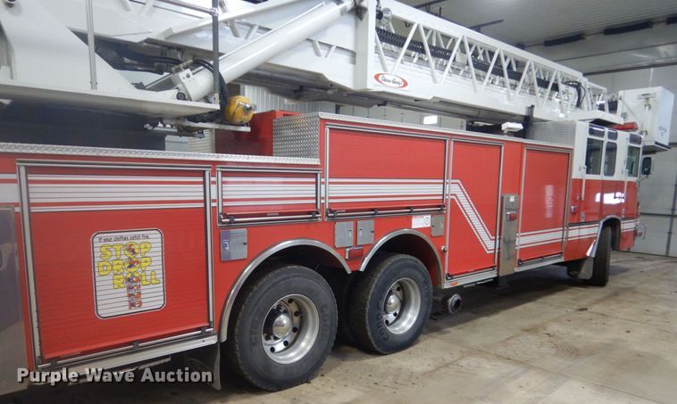image for item HS9428 1999 Pierce  aerial platform fire truck
