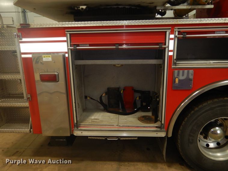 image for item HS9428 1999 Pierce  aerial platform fire truck