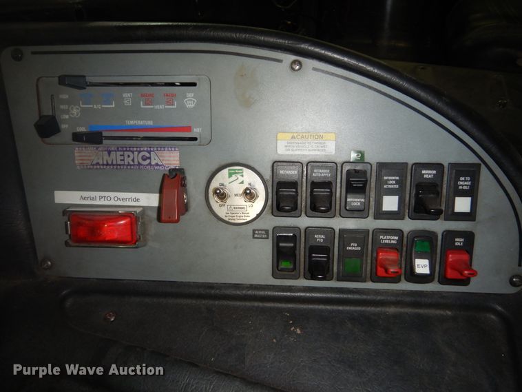 image for item HS9428 1999 Pierce  aerial platform fire truck