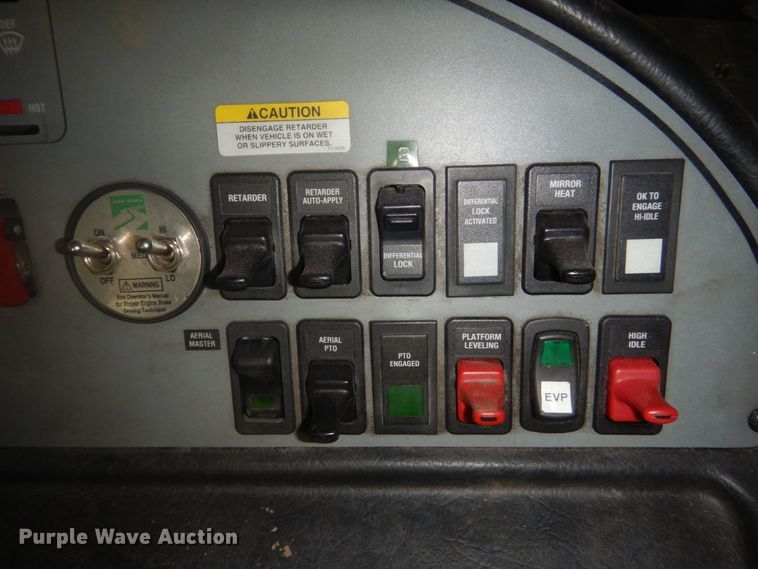 image for item HS9428 1999 Pierce  aerial platform fire truck