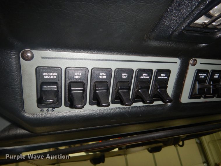 image for item HS9428 1999 Pierce  aerial platform fire truck