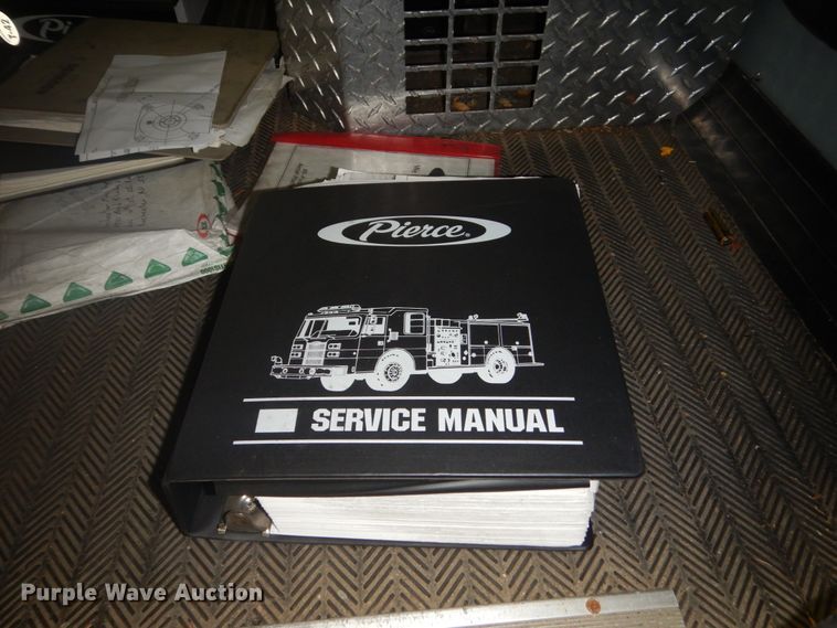 image for item HS9428 1999 Pierce  aerial platform fire truck