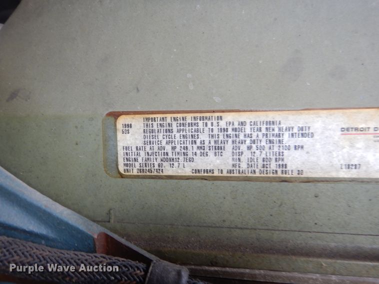 image for item HS9428 1999 Pierce  aerial platform fire truck