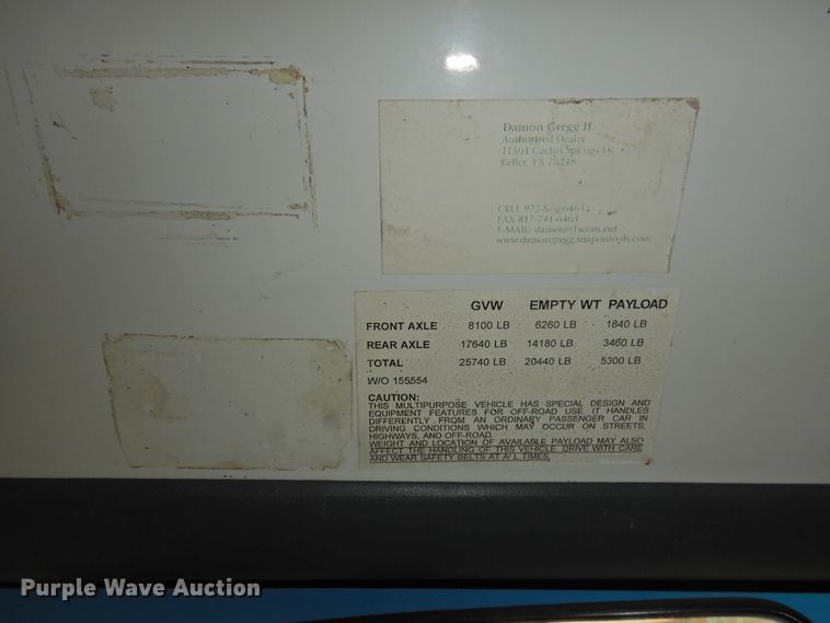 image for item HU9653 1997 GMC C6500  service truck with crane