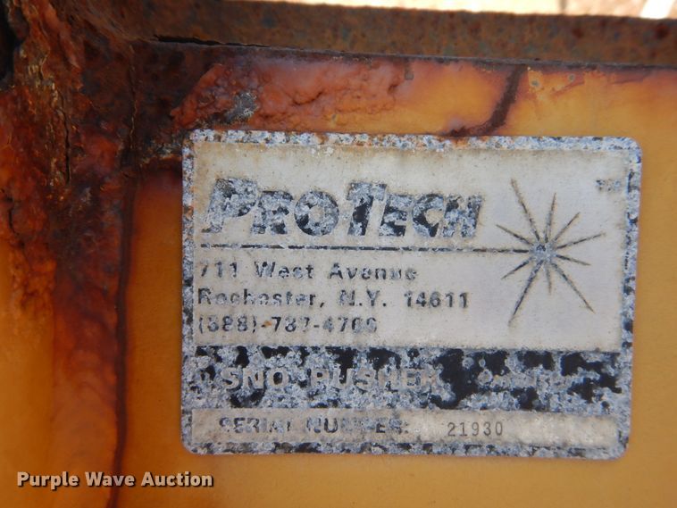 image for item HV9505 Pro Tech skid steer snow pusher