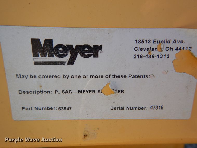 image for item HV9507 Meyer end gate spreader