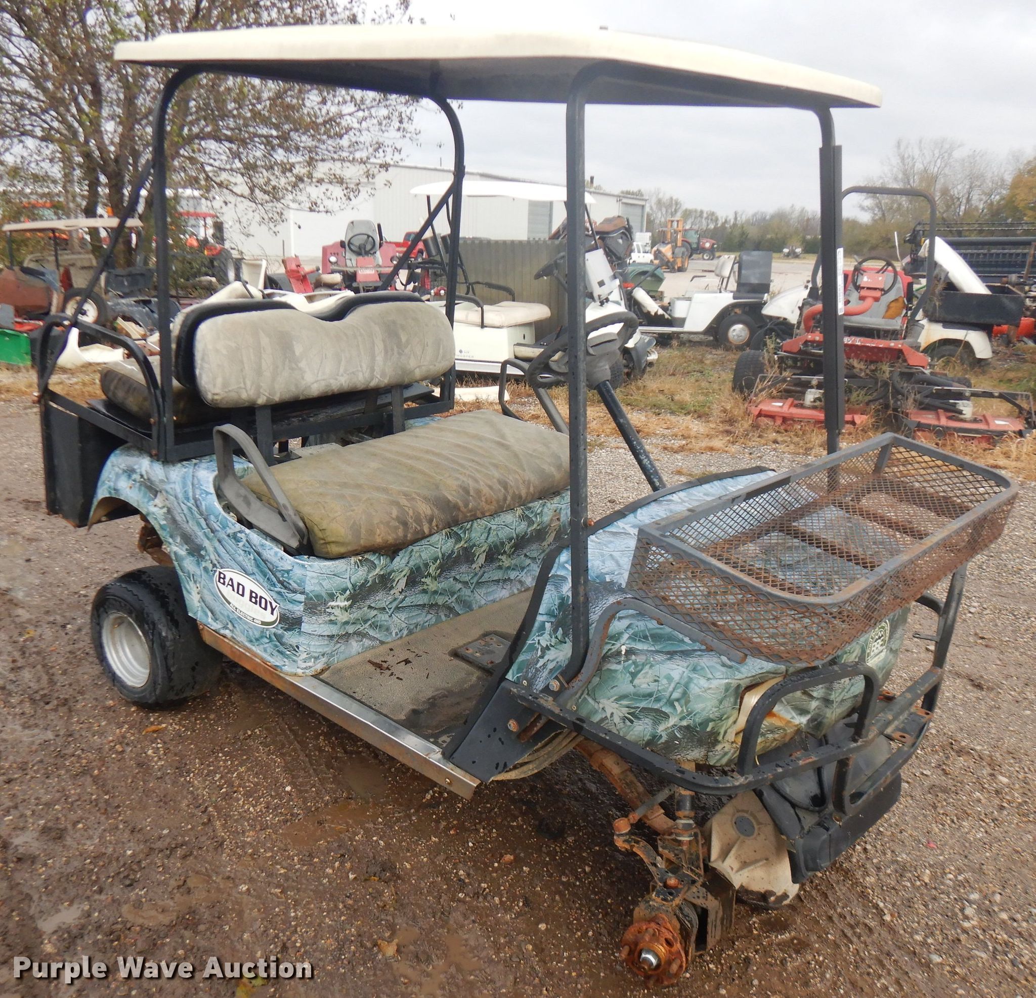 (2) golf carts in Iola, KS Item FW9849 sold Purple Wave