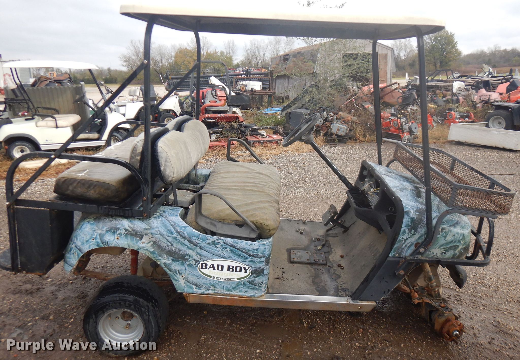 (2) golf carts in Iola, KS Item FW9849 sold Purple Wave
