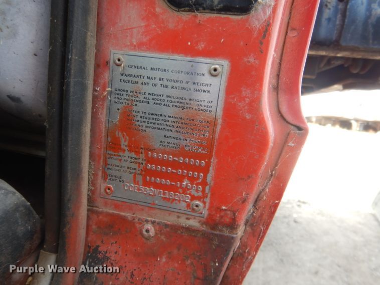 image for item DG4595 1972 Chevrolet C50  dump truck