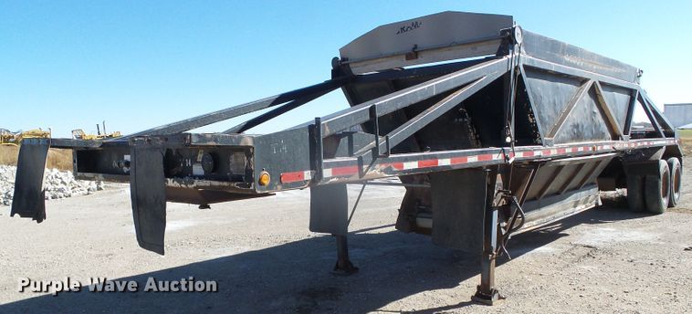 image for item DG8375 1984 Cook BDS271-L bottom dump trailer