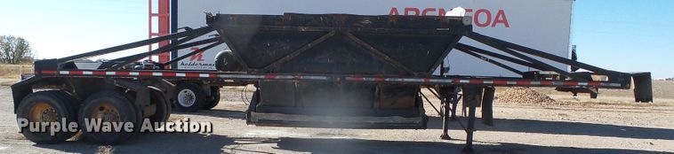 image for item DG8375 1984 Cook BDS271-L bottom dump trailer
