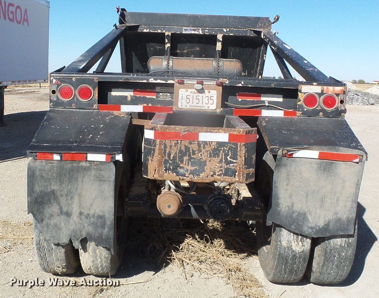 image for item DG8375 1984 Cook BDS271-L bottom dump trailer