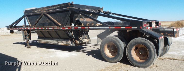 image for item DG8375 1984 Cook BDS271-L bottom dump trailer
