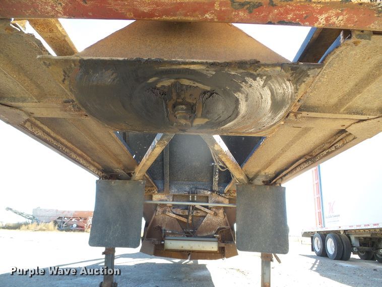 image for item DG8375 1984 Cook BDS271-L bottom dump trailer